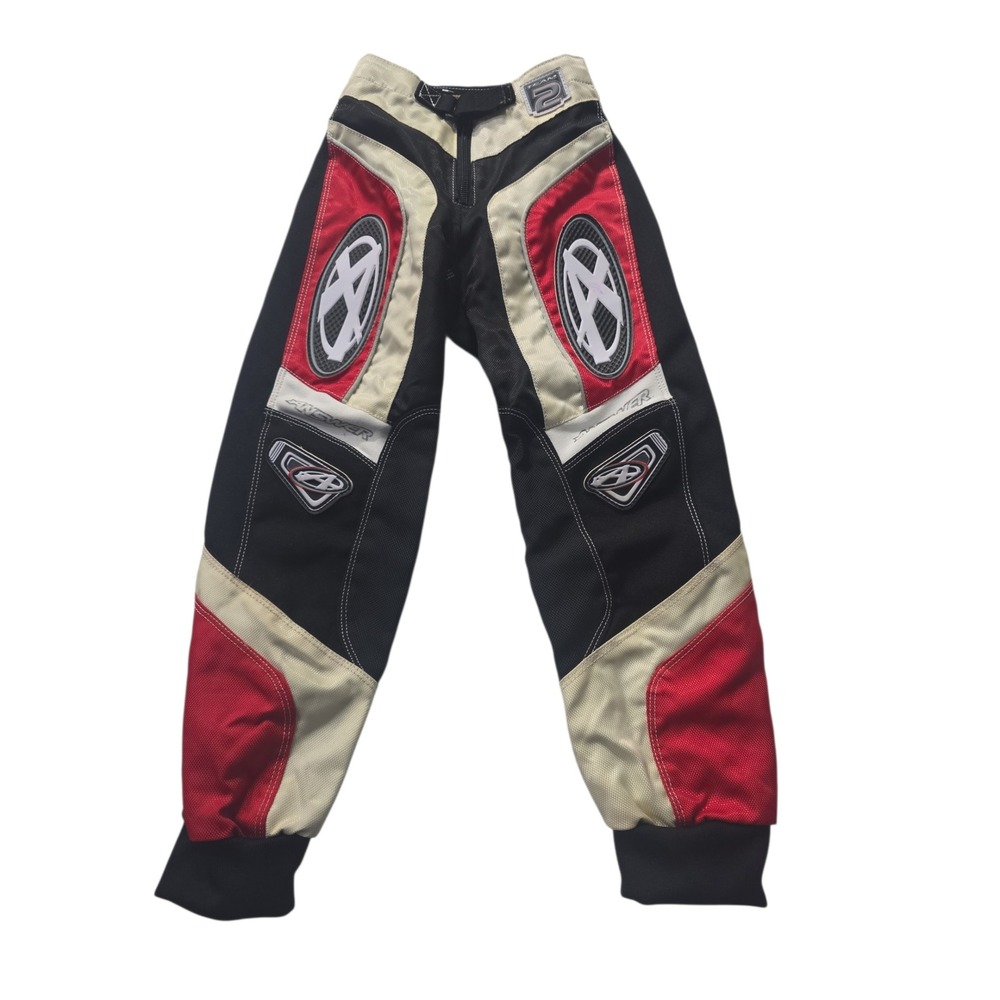 Answer Racing Team 2 Kids Motocross Pants Red Black White‎ Size 18 MX Dirt Bike